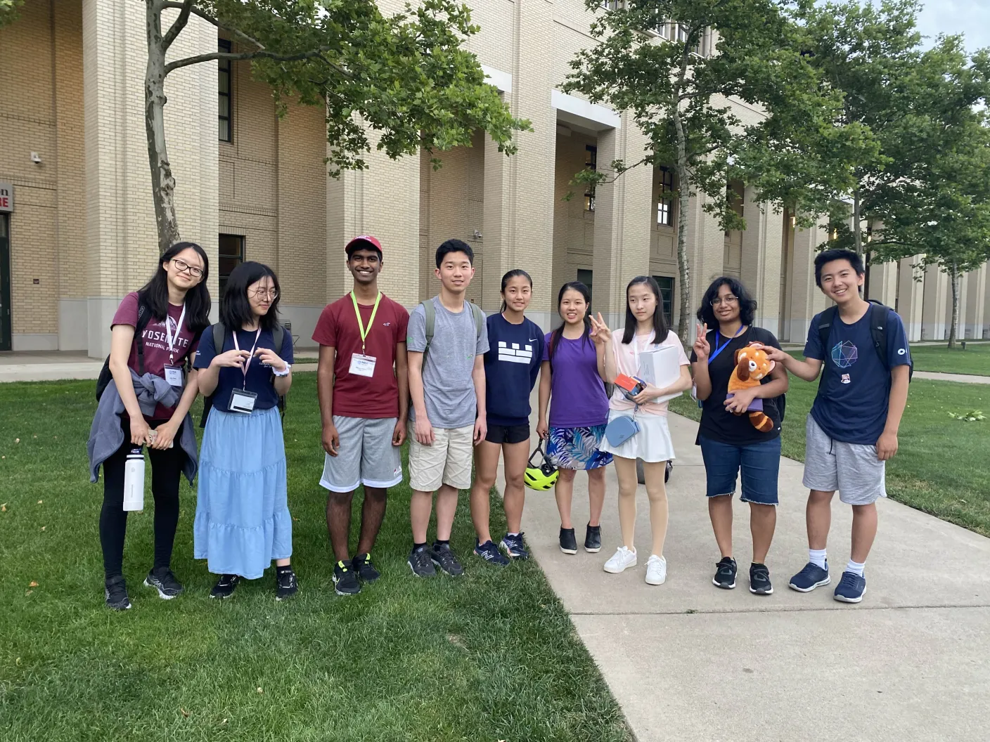 Athemath staff members at the Math Olympiad Program